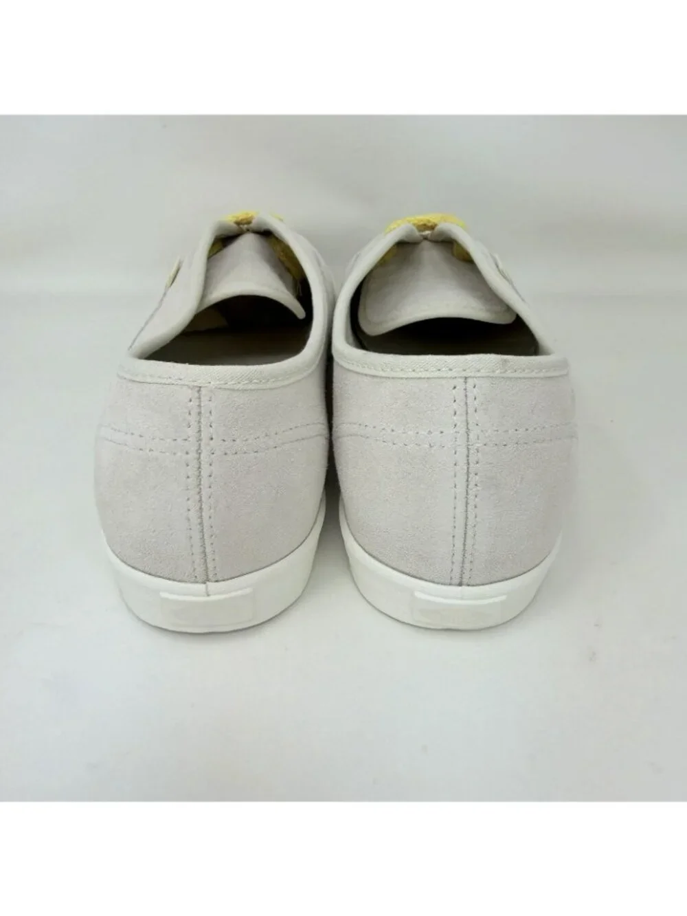 Vans Authentic Low Pro Fat Lace Suede Sneakers Shoes Beige Women's Size 9.5